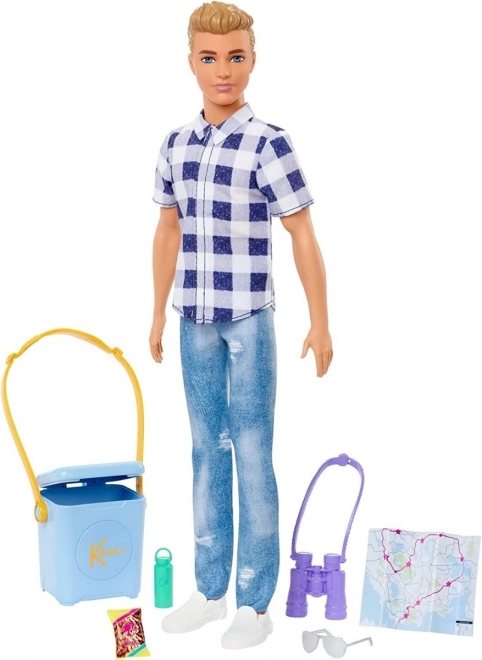 Panenka Barbie Kamperen Ken met accessoires