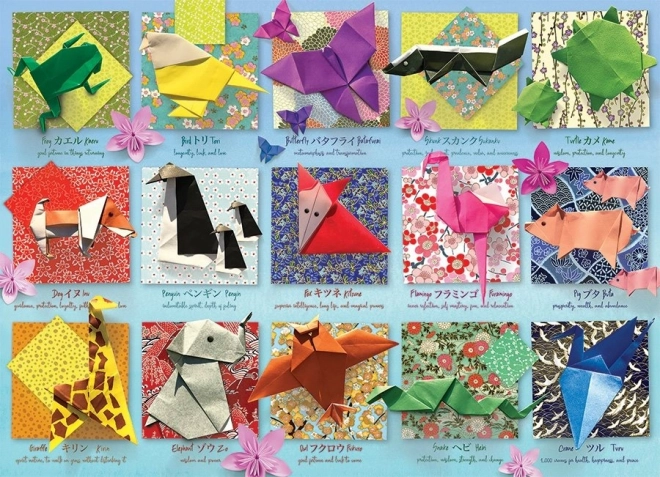 COBBLE HILL Puzzel Origami dieren 500 stukjes