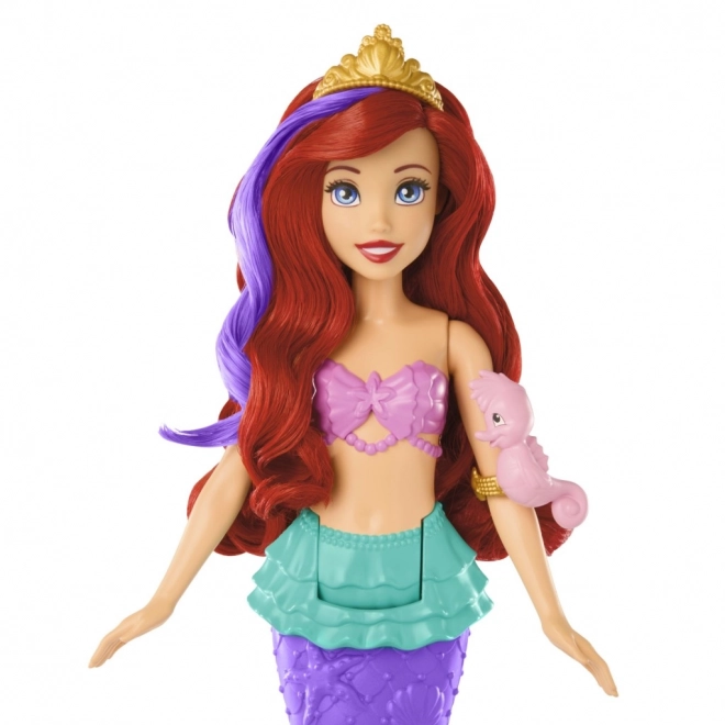 MATTEL Disney Princess pop Ariel kleine zeemeermin zwemt, verandert van kleur