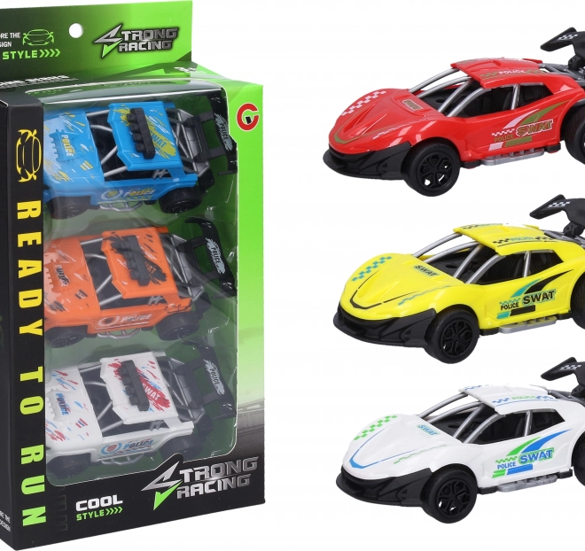 Auto's 3 stuks 11 cm