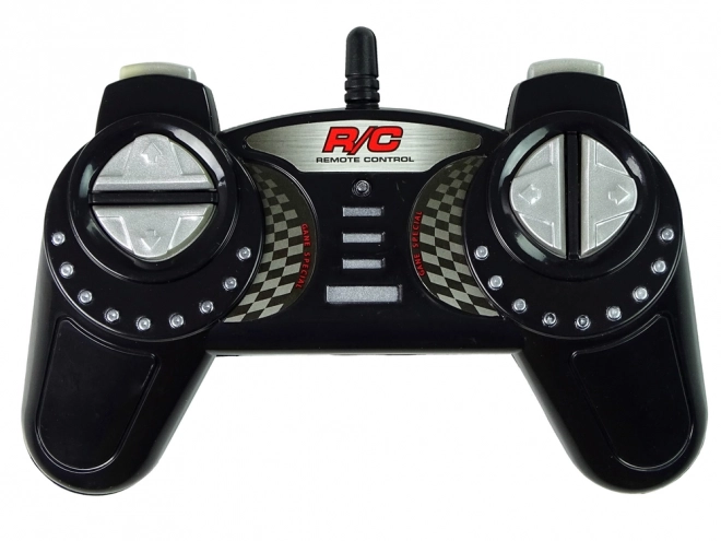 Sportieve race RC auto 1:18 Corvette C6.R rood 2.4G met verlichting