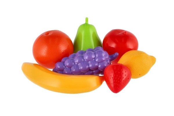 Plastic fruit in net voor kinderen