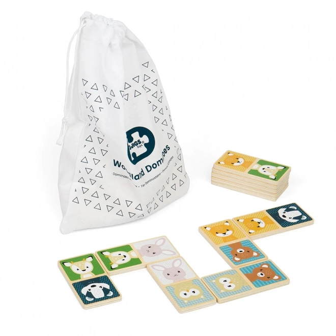 Houten domino Bosdieren