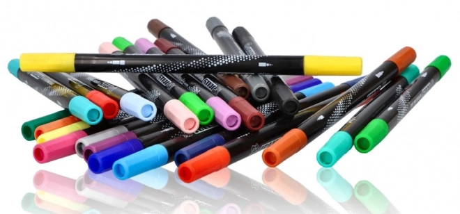 Dubbelzijdige markers Next Gen 24 kleuren
