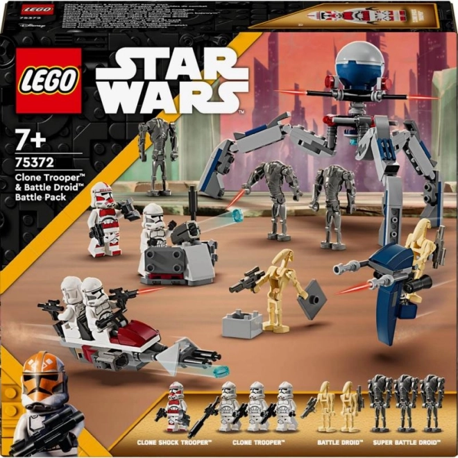 LEGO® Star Wars™ 75372 Clone Trooper- en Battle Droid-gevechtspakket