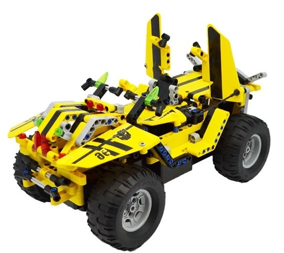 Bouwset JEEP WRANGLER met afstandsbediening, compatibel met LEGO, 531 onderdelen