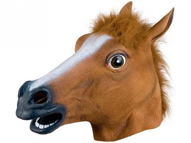 Latex paardmasker voor feestjes