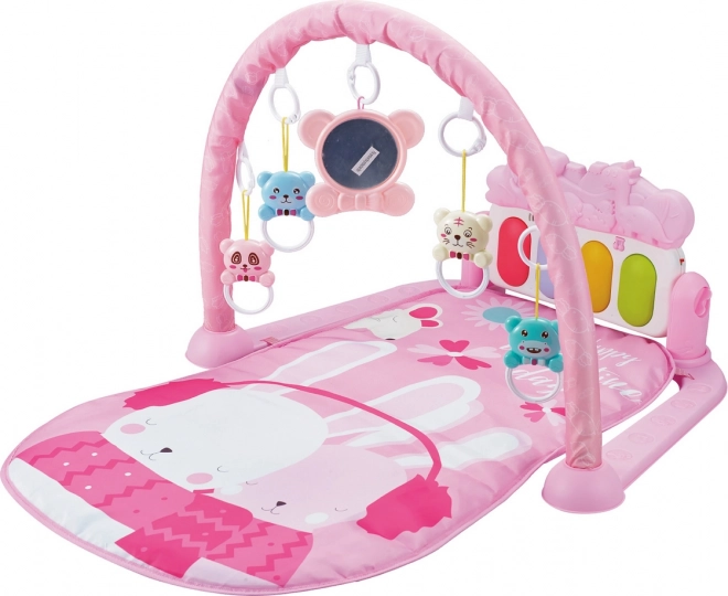 CHIPOLINO Speelkleed met piano Konijntjes Roze