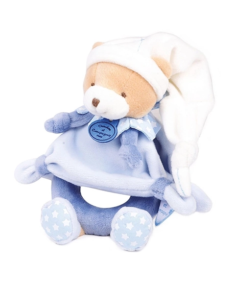 Cadeauset Doudou - Pluchen rammelaar Beertje