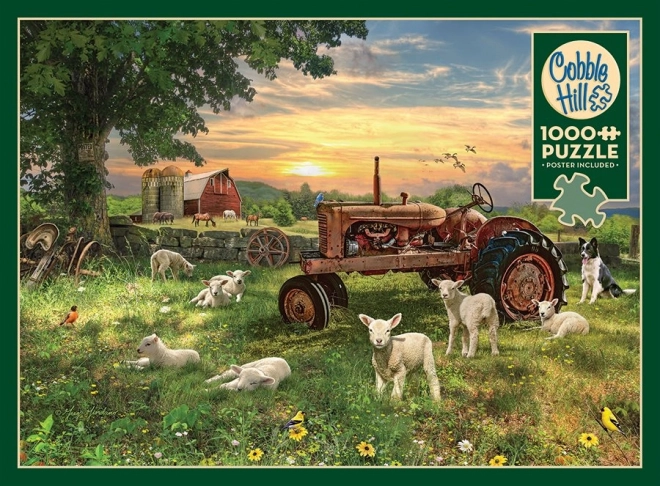 Puzzel Veld bij zonsopgang van Cobble Hill 1000 stukjes