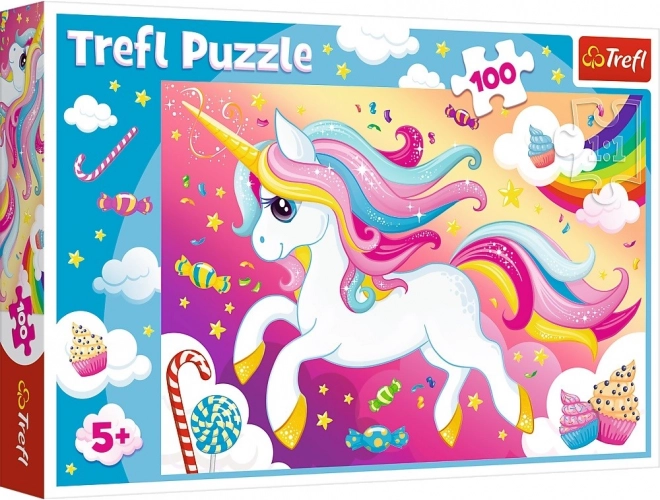 Puzzel 100 stukjes Prachtige Eenhoorn Trefl