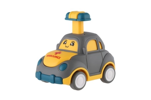 Plastic opwindautootje 9 cm - 4 soorten