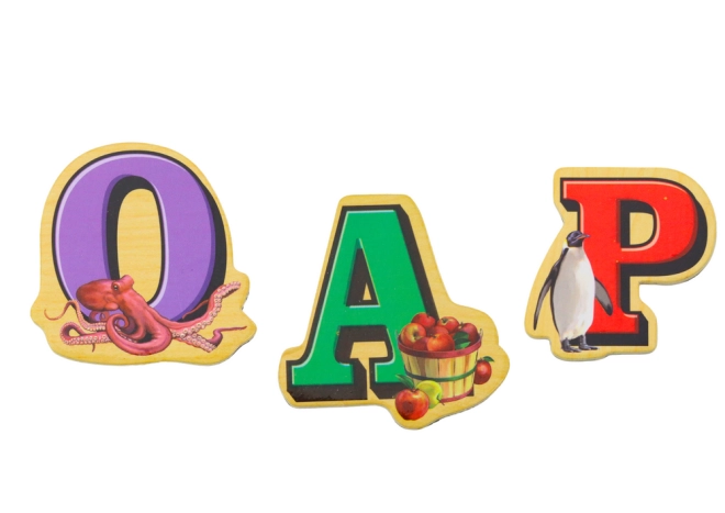 Interactief leren van het alfabet
