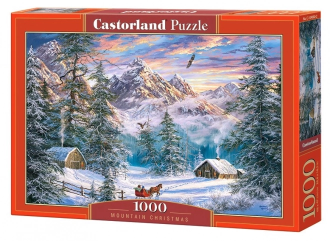Puzzel 1000 stukjes Winter in de bergen