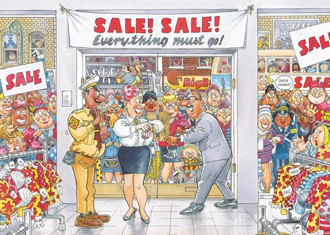 JUMBO Puzzel WASGIJ Mystery 7: Alles moet weg! 1000 stukjes