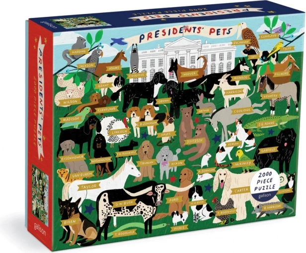 Galison puzzel Presidentiële huisdieren 2000 stukjes