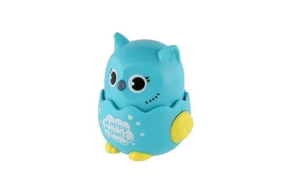 Sovy Happy Owl plastic 7x8 cm rijdend