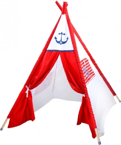 Kinder teepee tent met ankermotief