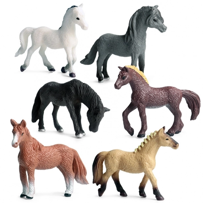 Set van figuren WOOPIE Paarden 16 stuks