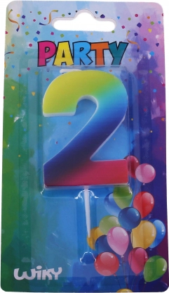 Partykaars nummer 2 regenboog