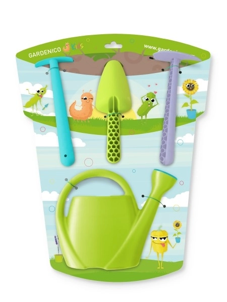 Kinder plastic tuingereedschap set 4 stuks