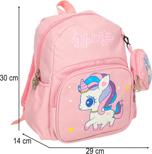 Kinder schoolrugzak Eenhoorn 30x14x23cm
