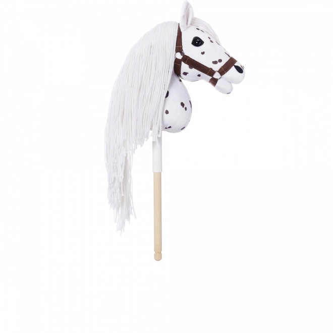 Stokpaardje uit de HOPPIHORSE Sport Edition collectie in de kleur witte luipaard