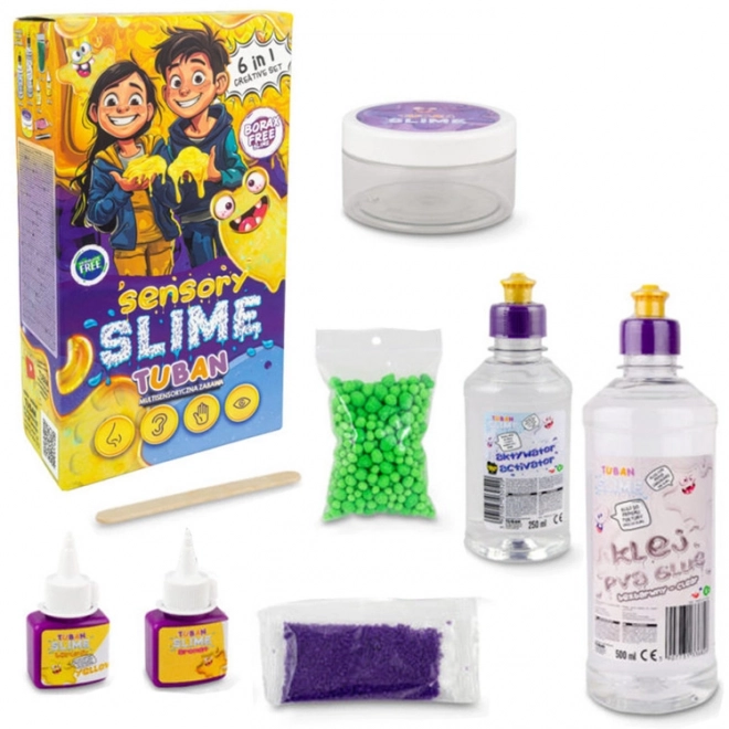 Tuban Creatieve Slijmset voor Zintuiglijke Spelletjes 6 in 1