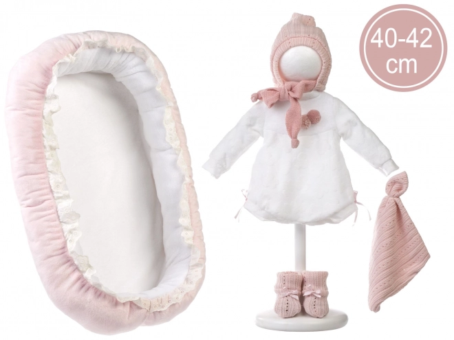 Kleding voor baby pop maat 40-42 cm met accessoires