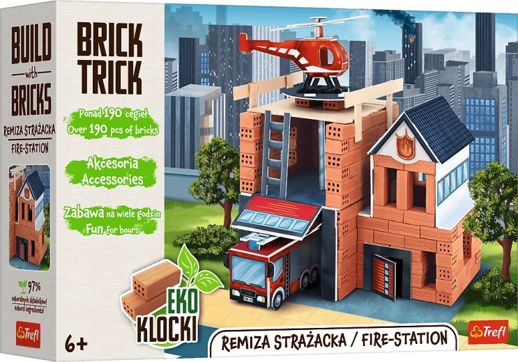 Bouwset BRICK TRICK brandweerkazerne XL