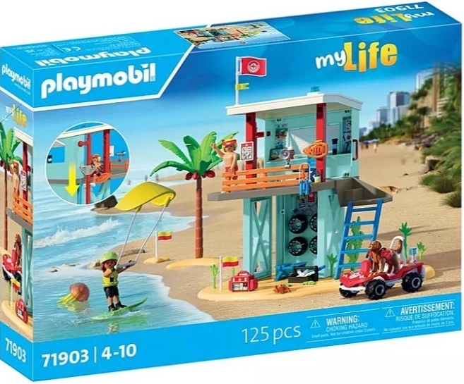 Set figuren MY LIFE 71903 reddingstoren en strandbuggy