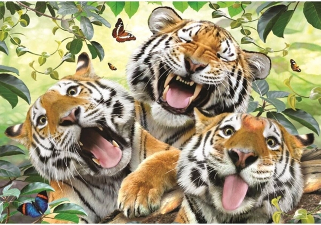 Puzzel Tijger Selfie 260 Stukjes