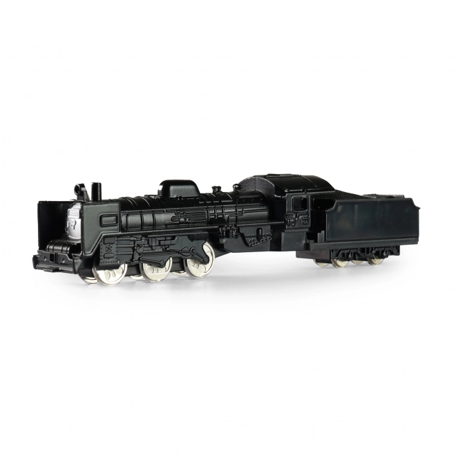 Metalen mini stoomlocomotief