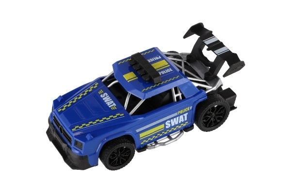 Plastic raceauto met vliegwiel - 16 cm