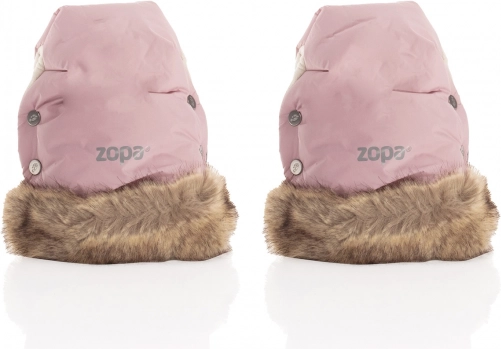 Winterhandschoenen Fluffy 2, Oudroze