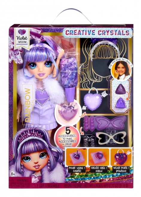 Rainbow High Creatieve Kristallen pop - Violet Willow