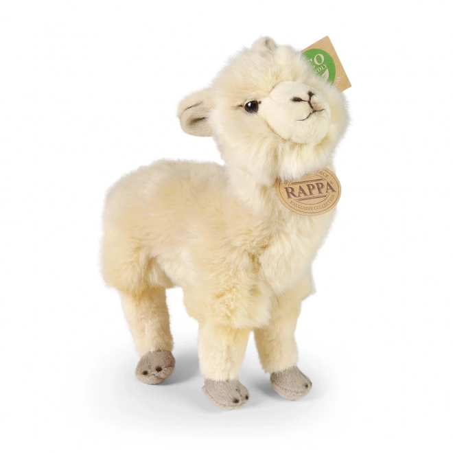 Rappa Pluche lama Alpaca staand 23 cm ECO-VRIENDELIJK