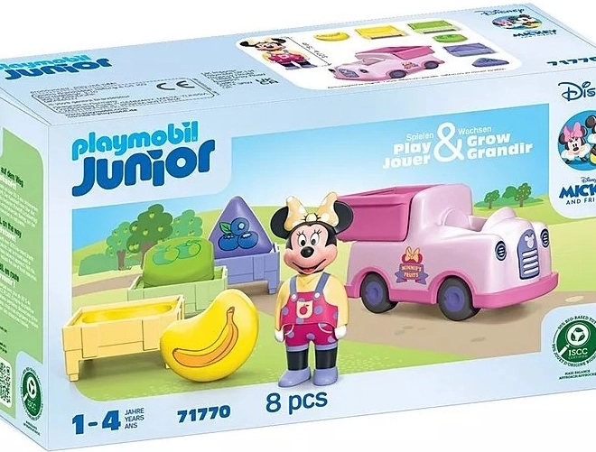 Set van figuren JUNIOR & Disney Mickey Mouse en fruit sorteerder