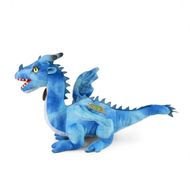 Rappa Pluche Draak 40 cm Blauw ECO-VRIENDELIJK