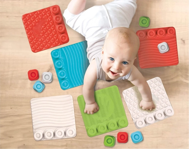 CLEMENTONI SOFT CLEMMY Sensorische matten met blokken