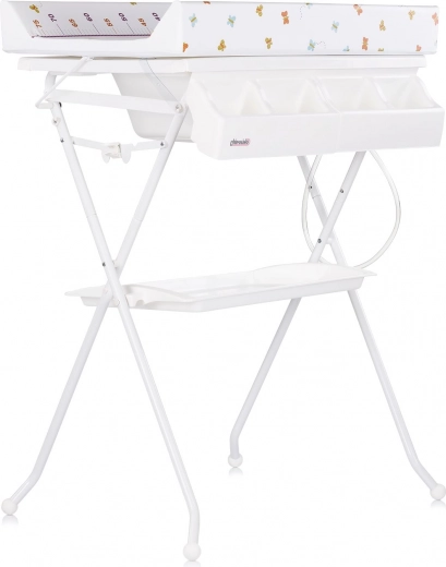 Babybad met verschoningskussen en standaard Aqua Little Farm