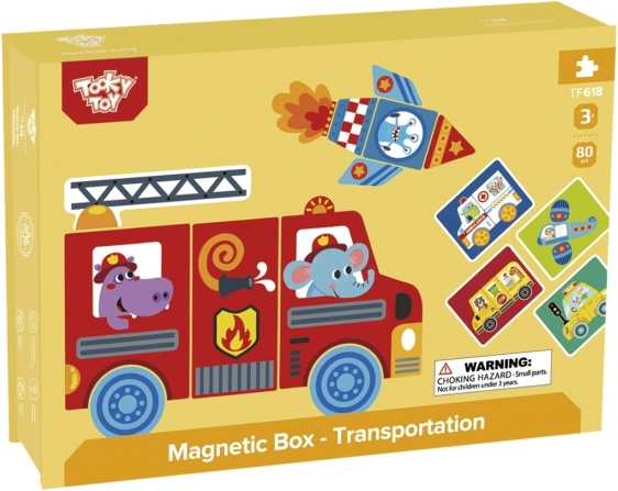 Tooky Toy Magnetische Montessori Kast met 80 Stukken