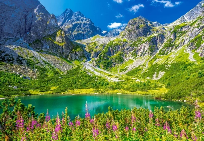 Puzzel 1000 stukjes Zelene Pleso Tatra Slovakije