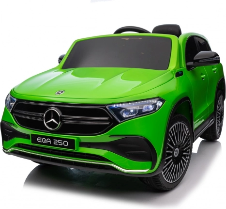 Elektrische auto Mercedes Benz EQA 250 groen