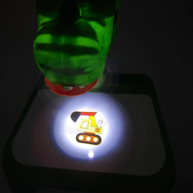 WOOPIE Dinosaur projector met bord en stiften