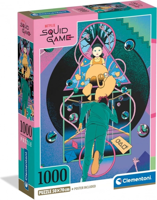CLEMENTONI Puzzel Netflix: Squid Game 2 (Inktvisspel 2) 1000 stukjes