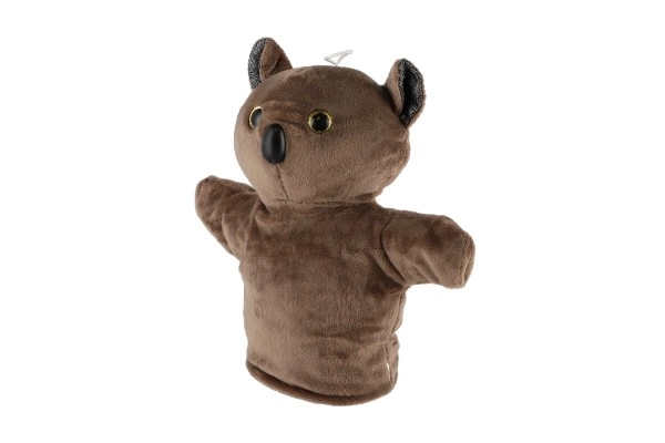 Pluchen handpop dier 24 cm