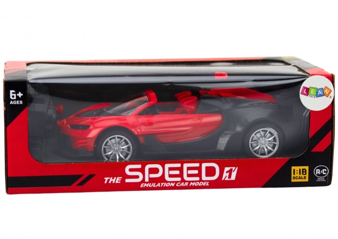 Sportauto op afstand 1:18 Rood