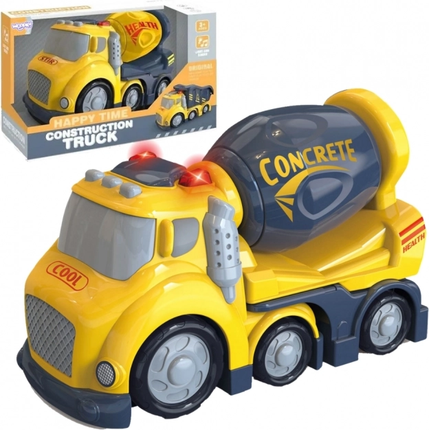 Betonmixer City Truck met lichteffecten en geluidseffecten