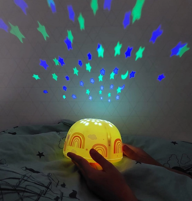 A Little Lovely Company Projectielamp – Regenboog